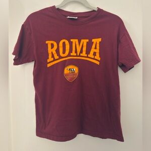 Men’s Roma Italy soccer football tshirt top small